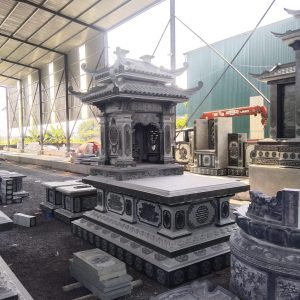 Mộ 2 Mái Đá Xanh Rêu – Sự Lựa Chọn Hoàn Hảo Cho Không Gian Tâm Linh