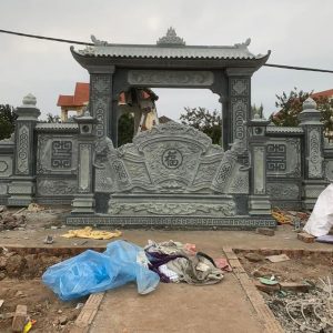 Cổng Khu Lăng Mộ Đá – Sản phẩm của Đá Tâm Phúc